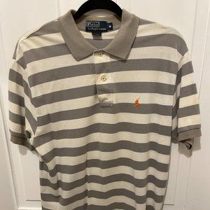 VINTAGE | Polo by Ralph Lauren | 100% Cotton | Men’s Stripped Polo | Size medium